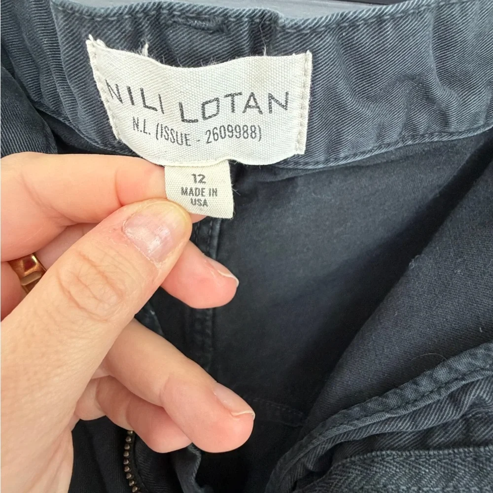 Nili Lotan SHON Barrel Leg Pants - Picture 4 of 5